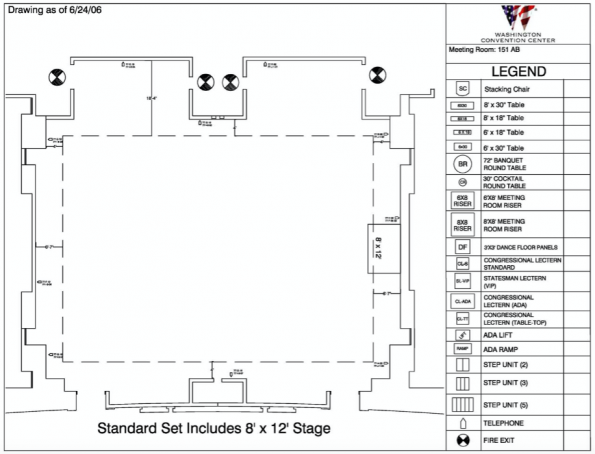 Floor plan for room 151