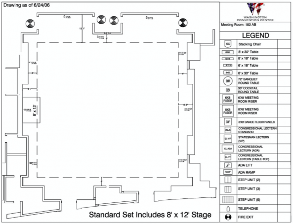 Room 152 Floor Plan