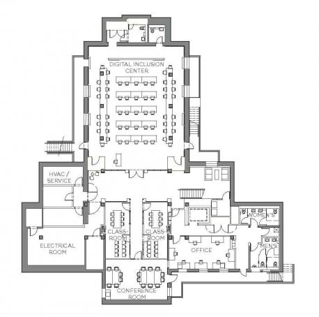 Floor Plan for RISE Lecture Hall