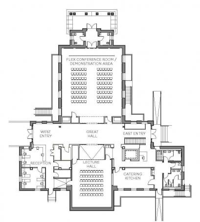 Floor Plan for RISE Demonstration Hall
