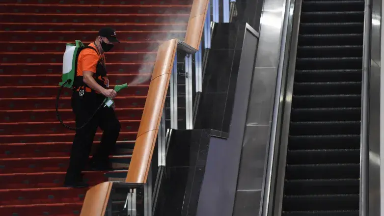 SurfaceGuard cleaning at the Walter E. Washington Convention Center. (2020)